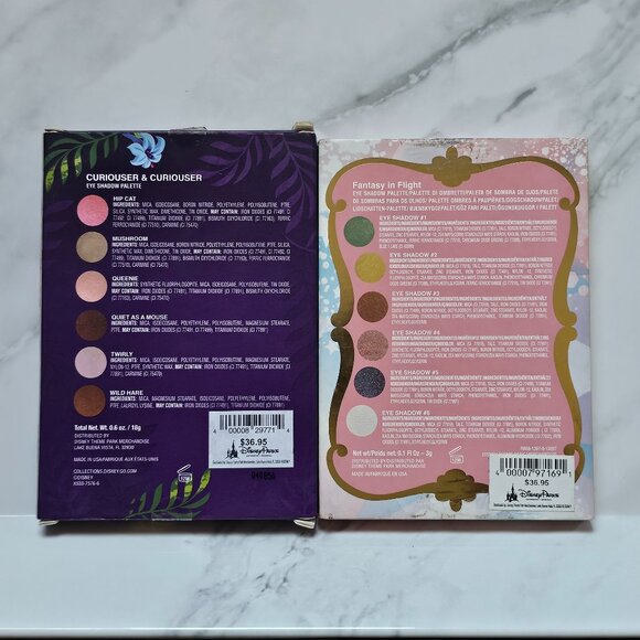 Tinker Bell FANTASY IN FLIGHT + Cheshire Cat CURIOUSER CURIOUSER Shadow Palettes - Picture 8 of 8